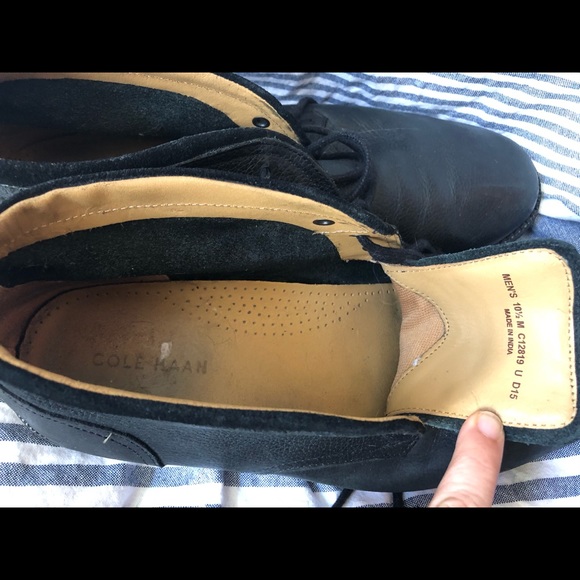 Sz 10.5 men’s cole Haan leather chukaas - Picture 3 of 6